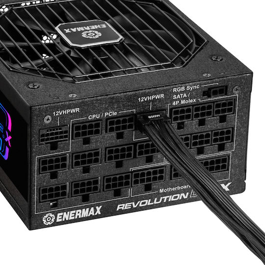 Enermax Revolution D.F. X 1650W Μαύρο Τροφοδοτικό Υπολογιστή Full Modular 80 Plus Gold