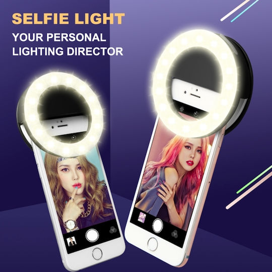 Selfie Flash in White color