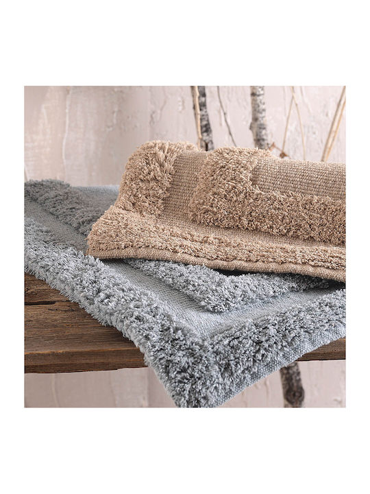 Rythmos Bath Mat Cotton Etna 120-183-029 Coffee 70x140cm
