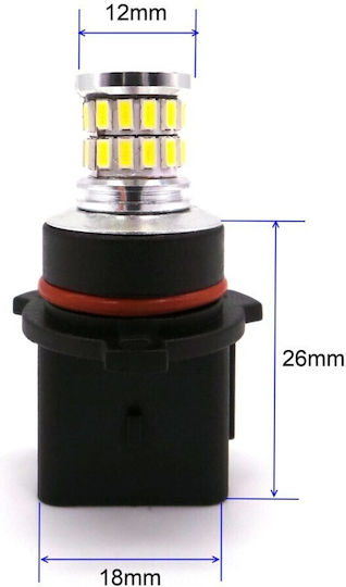 Лампи Автомобила P13W / DRL Canbus LED Бял 12V 1бр
