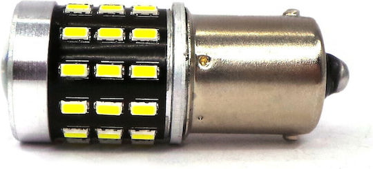 Лампи Автомобила BA15S / P21W / R5W / R10W / DRL Canbus LED Бял 12-24V 1бр