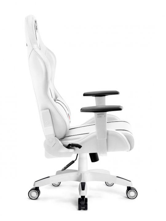 Diablo X-One 2.0 King Size Artificial Leather Gaming Chair with Adjustable Arms White
