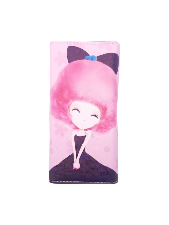 Kids Multicolored Wallet with Girl Print in Various Designs 2