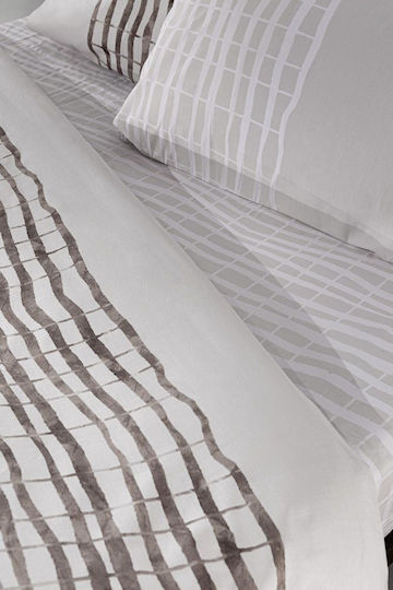 Guy Laroche Azzam Σετ Σεντόνια Μονά με Λάστιχο 100x200+32εκ. Wenge (3τμχ)