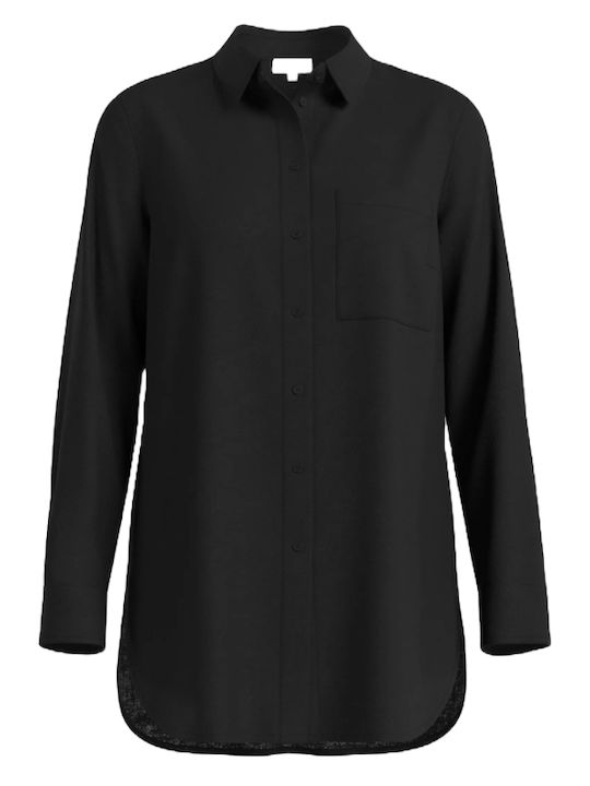 Mânecă lungă Femei In Cămașă Black