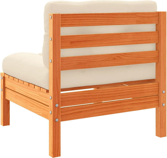 Garten- und Outdoor-Möbelsets 5 Stück Braune mit Kissen