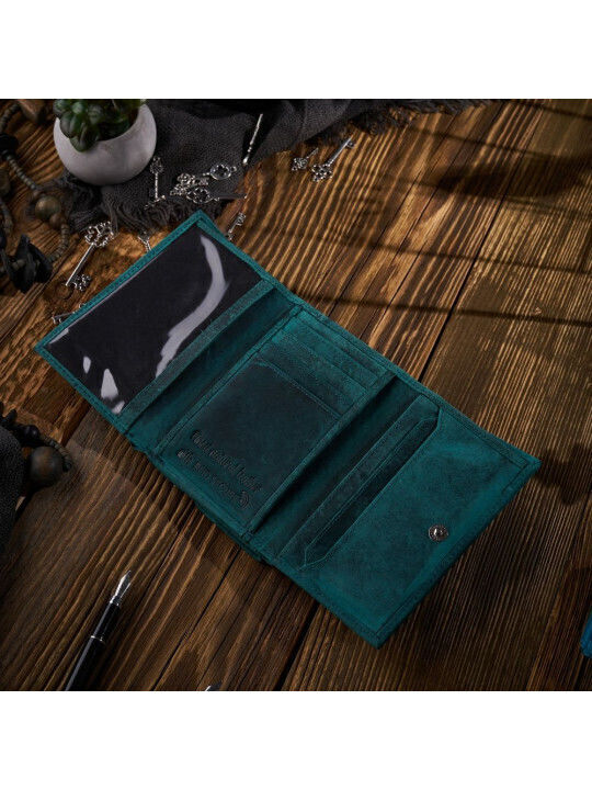 Set Leather Women's Bag Shoulder Green