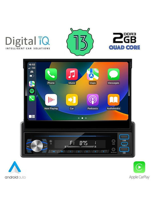 Digital IQ Car Audio System 1DIN (Bluetooth/USB)