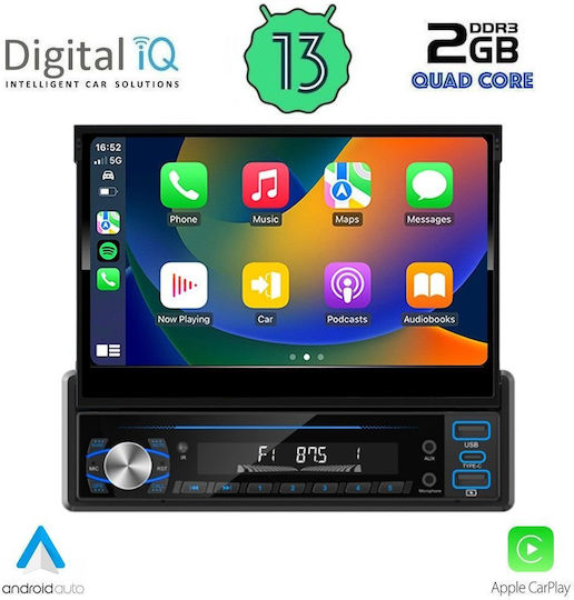 Digital IQ Auto-Audiosystem 1 DIN Bluetooth USB