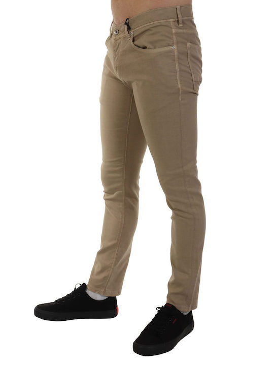 Baldessarini Men's Trousers in Tapered Line Beige