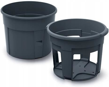 Prosperplast Übertopf Kunststoff Gray 39.2x39.2εκ.