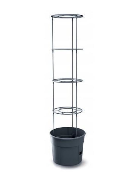 Prosperplast Ghiveci Plastic Gri 39.2x39.2εκ.