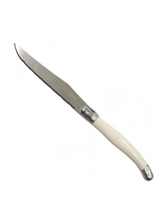 Dinox Bianca Meat Knives from Stainless Steel 23cm 12 Pieces