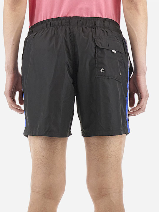 Men's Swimwear Shorts Black Striped