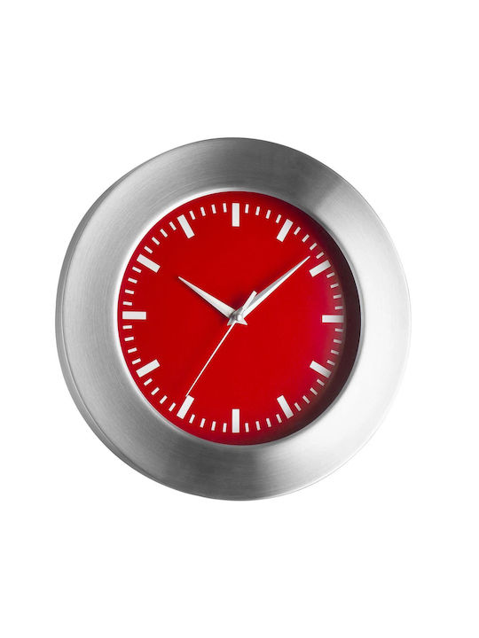 TFA Wanduhr Rot 30x4.1cm