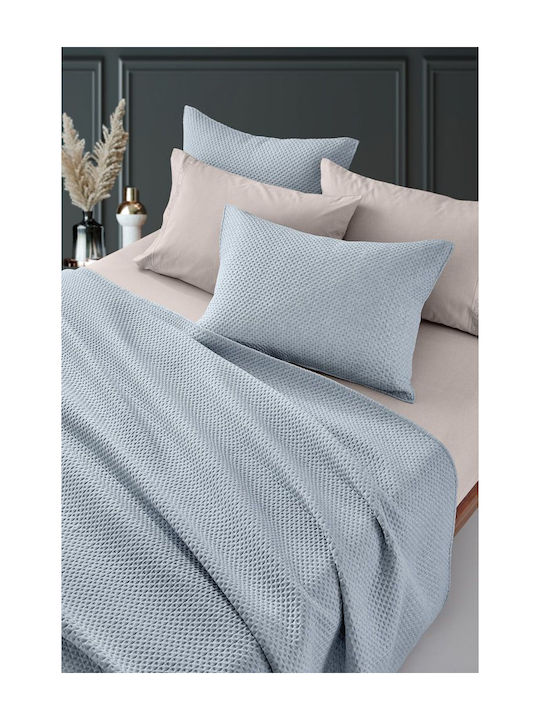 Guy Laroche Idol Set Coverlet Single Microfiber Blue 160x220cm 2pcs