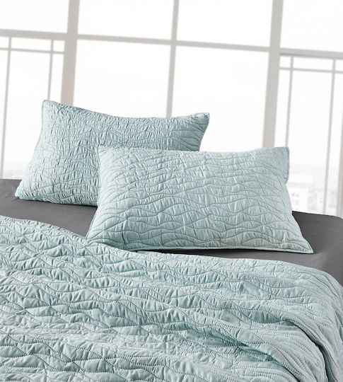 Guy Laroche Shadow Σετ Κουβερλί Υπέρδιπλο Microfiber Mint 220x240cm 2τμχ