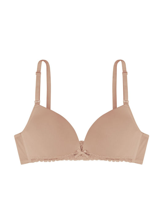 Non-Wired Nursing Bra with Cotton Padding Soft Bra Dorina May D17001a-be0026 Beige