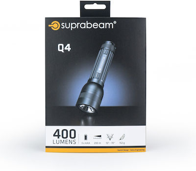 Suprabeam Flashlight LED with Maximum Brightness 400lm