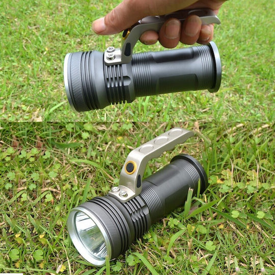 Rechargeable Handheld Spotlight LED with Maximum Brightness 800lm