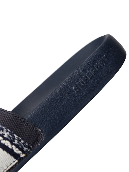 Women's Flip Flops in Navy Blue Color