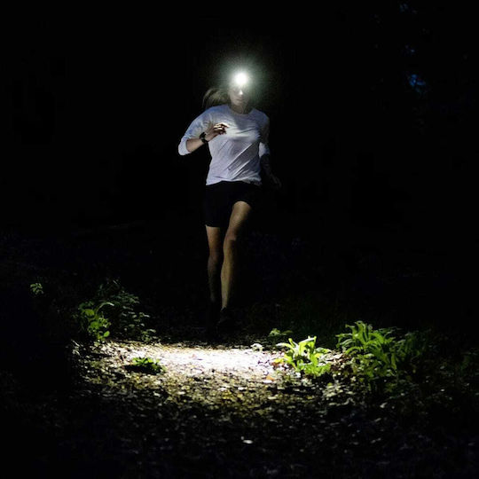 Suprabeam Rechargeable Headlamp LED IPX4 with Maximum Brightness 650lm Gray