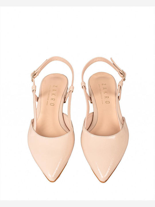 Γυναικείες Μπαλαρίνες Slingback σε Ροζ Χρώμα