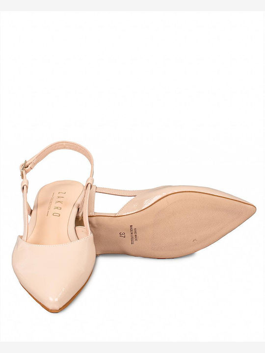 Γυναικείες Μπαλαρίνες Slingback σε Ροζ Χρώμα