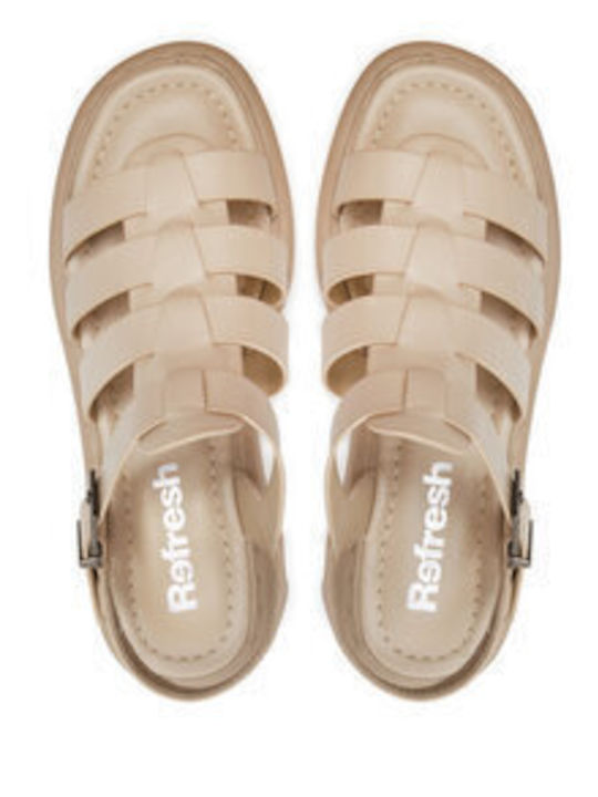 Women's Platform Shoes Beige