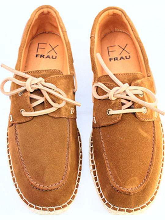 Men's Leather Moccasins Tabac Brown