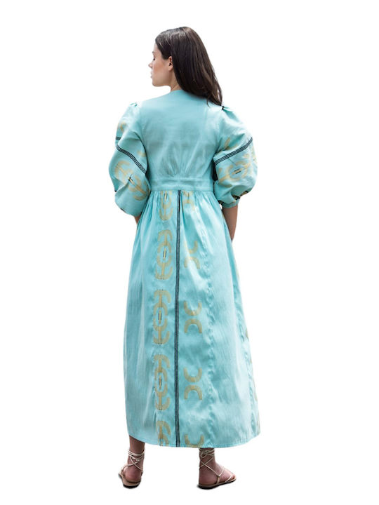 Aggel Feminin Kimono de Plajă Blue