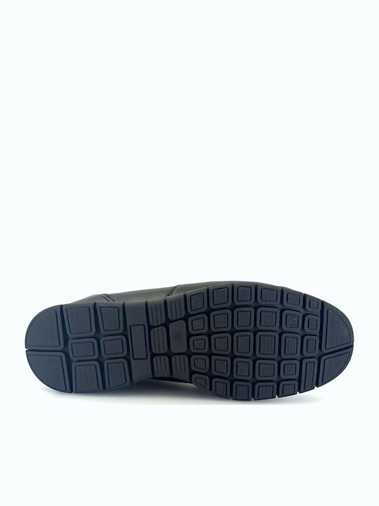 De piele Slip-on-uri pentru bărbați Negre