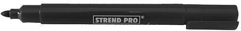 Marker permanent 4.5 mm, set 12 bucăți, negru, Strend Pro