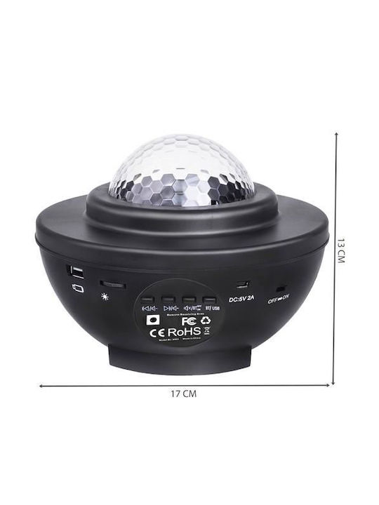 Bluetooth Lustră Decorativă Negru