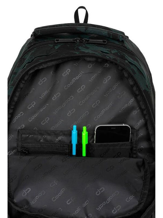 Coolpack Student Backpack Pick Kick Technic Green