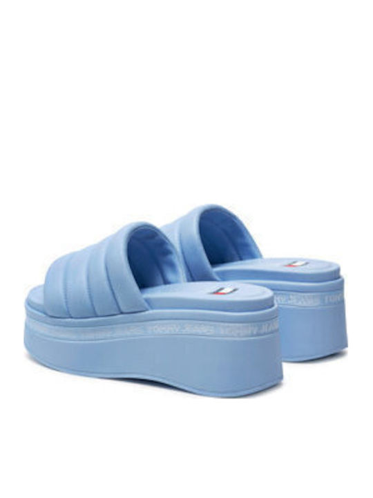 Women's Platform Wedge Sandals Blue