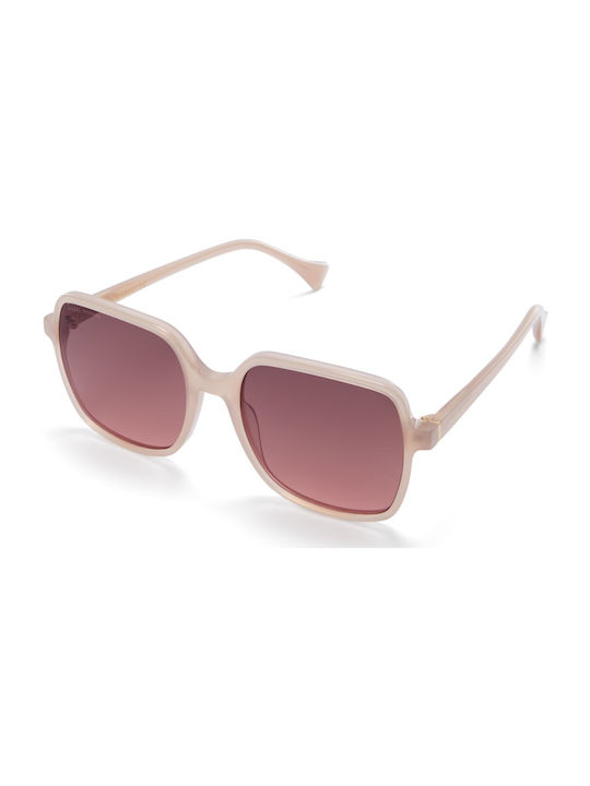 Isabel Bernard Women's Sunglasses with Pink Plastic Frame and Pink Gradient Lens IB400000-20-20