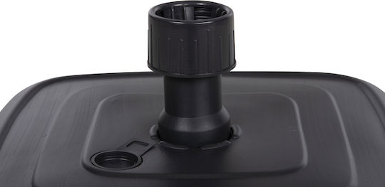 HomeMarkt Solbas Сгъваем Стойка за чадър от Пластмаса Въглени 5x23см