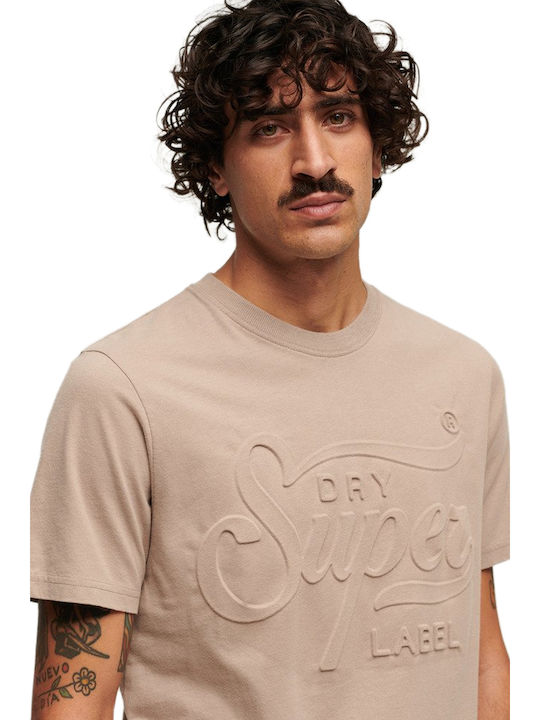 Superdry T-shirt Μπεζ