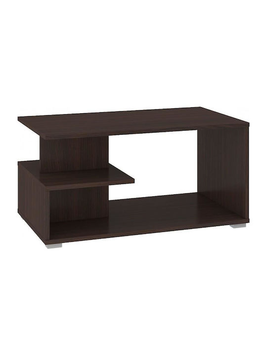 Mese De Cafea Centrală Rectangulară Din Lemn Wenge L90xL51xÎ45cm