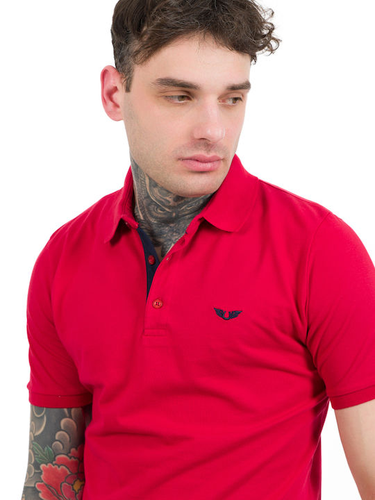 Side Effect Herren Shirt Polo Rot