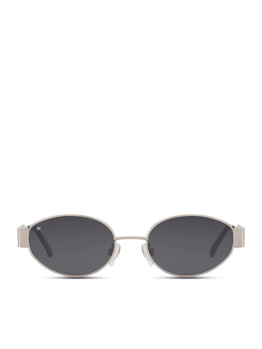 Red Raven Unisex Sunglasses with Silver Metal Frame and Gray Lens 47851078287694
