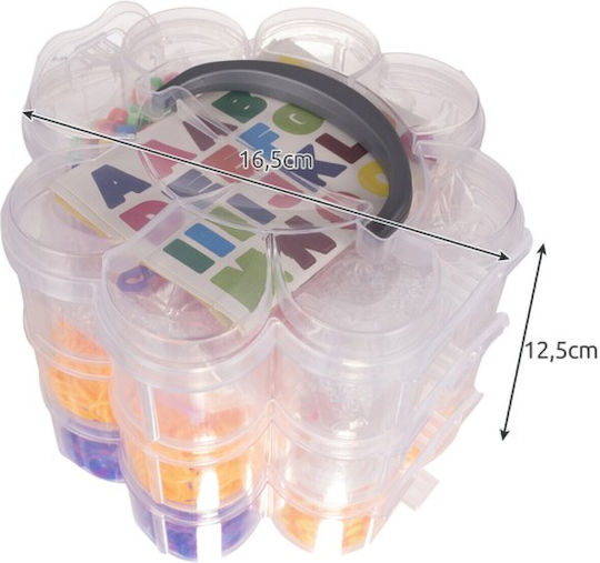 Bracelet Creation Set 3000 Elastics Zola Beads Pendants Accessories Included Multicolor