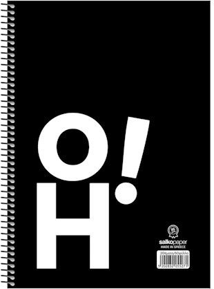 Spiral Notebook Oh No Various Designs A4 21x29 240 pages 4 Subjects 5529