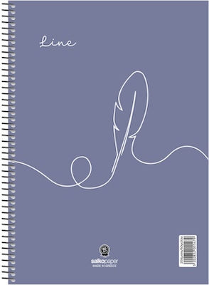 Spiral Notebook Line Various Designs A4 21x29 180 pages 3 Subjects 5548