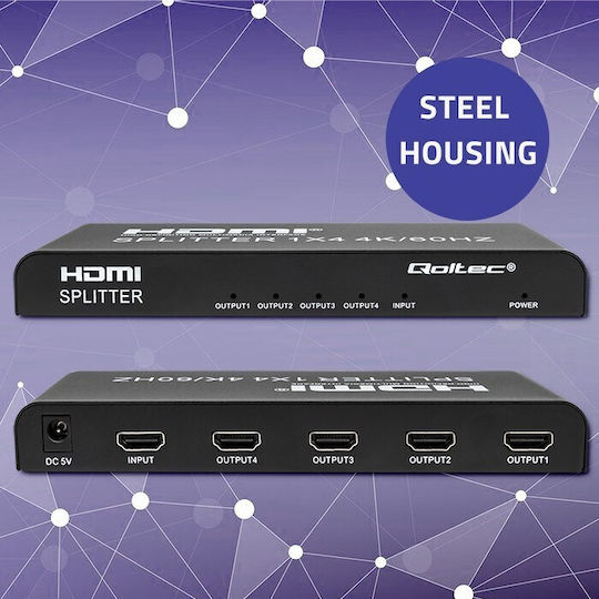 Qoltec HDMI Splitter 51799 5901878517995