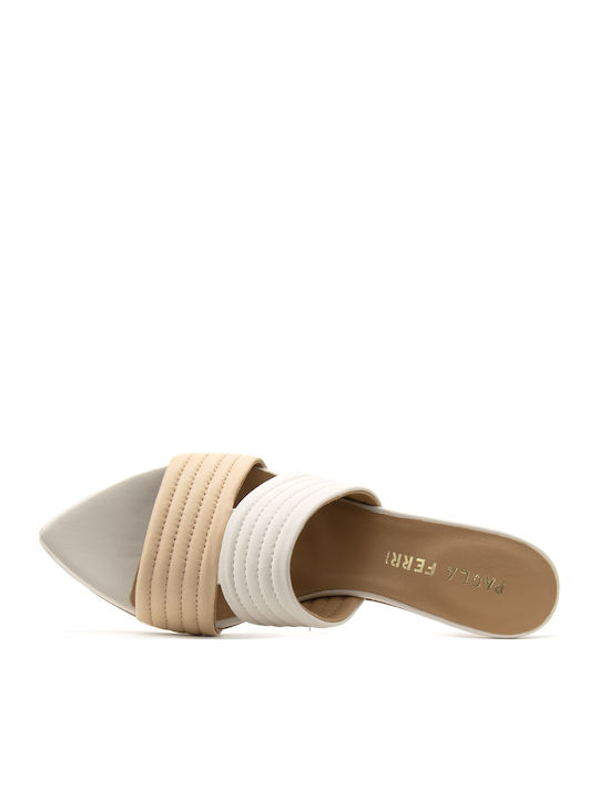 Leder Sandalen Beige