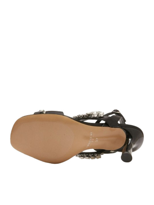 Leder Sandalen Schwarz