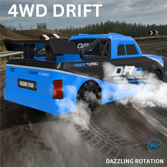 Teleghidat Mașină Drift 4WD Albastru