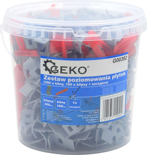 Geko Nivelliergerät für Fliesen Fliesenabstandhalter Dicke 1.2mm 401Stück